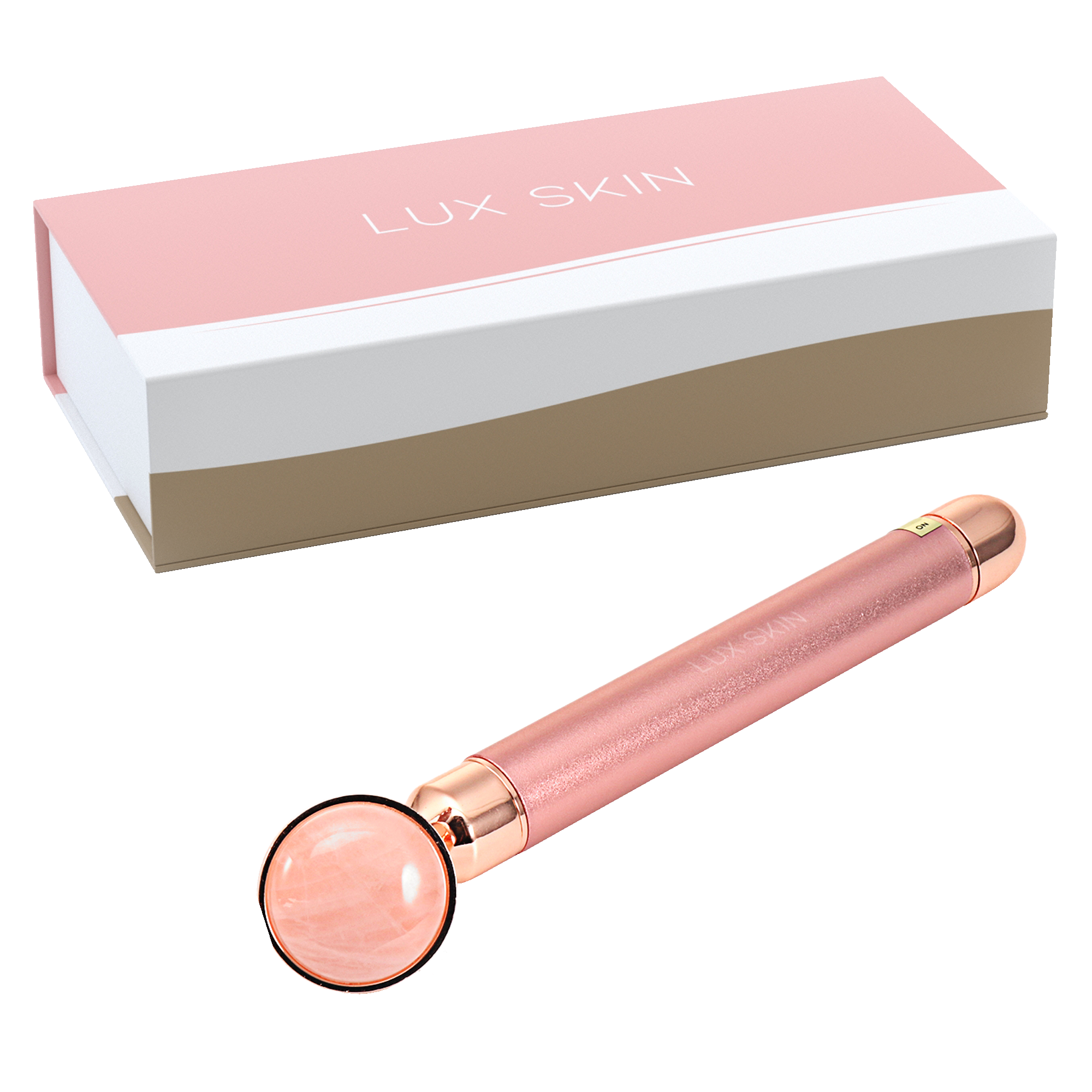 LUX SKIN® Rose Quartz Sonic Face Wand